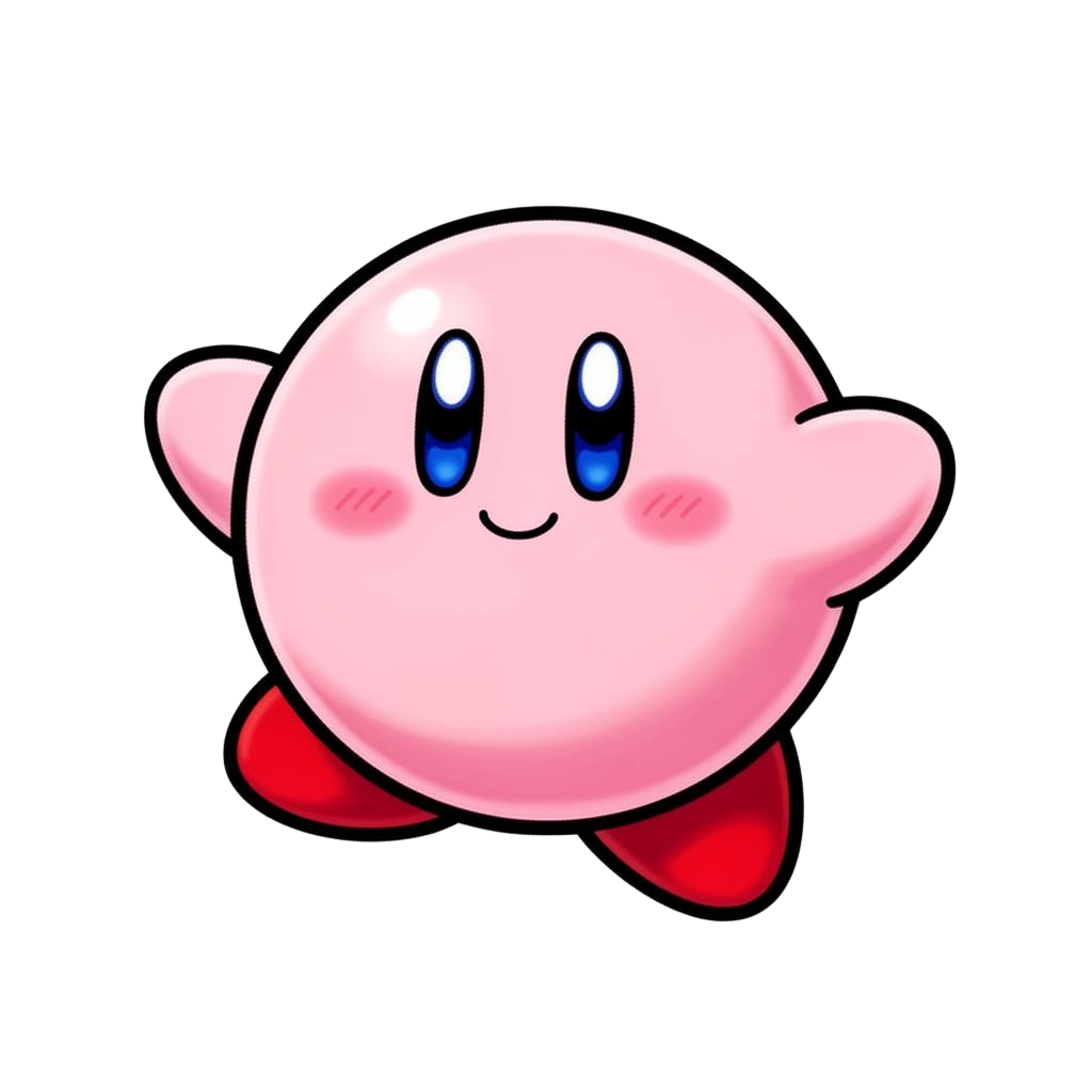Kirby waving hello